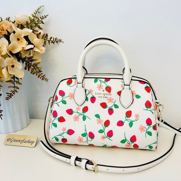 kate spade Handbags - Kate Spade Purse Madison Strawberry Duffle Crossbody Bag